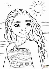 Coloring Pages Online Disney Luxury Princess Moana Portrait Coloring Page Disney Coloring Sheets Princess Coloring Pages Moana Coloring Pages