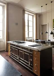 professional stainless steel cooker islands la cornue la cornue piano de cuisine meuble de cuisine ikea agencement cuisine
