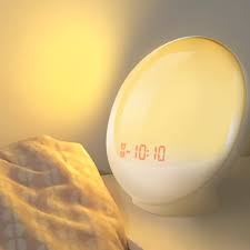 Titiroba Alarm Clock Wake Up Light Digital Snooze Nature Night Lamp Clock Sunrise Colorful Light With Nature Sounds Fm Radios Alarm Clocks Aliexpress