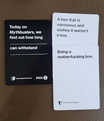 I did not create the game, nor am i attempting to make any money by selling it. Hilarious Cards Against Humanity Answers