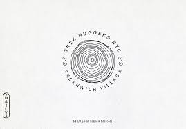 Hand Drawn Style Doodle Tree Logo Design By Madame Levasseur The Paris Studio Tree Logo Design Wood Logo Design Hand Drawn Logo Design