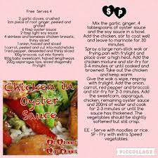 Chicken In Oyster Sauce World Recipes Slimming World Recipes Healthy Eating Recipes