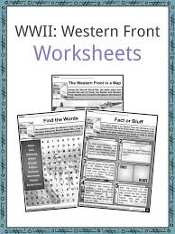 In 1939, france declares (with uk) war on germany after germany invaded poland. Wwii Western Front Facts Worksheets Background For Kids