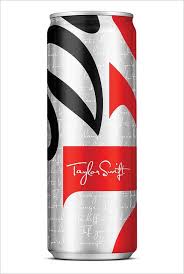 Taylor Swift Diet Coke Can Bouteille Packaging Canette