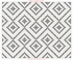 Chained Diamonds Pattern Free Tapestry Crochet Pattern