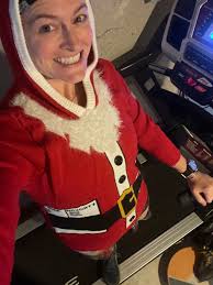 Evening weightlifting and holiday lights stroll