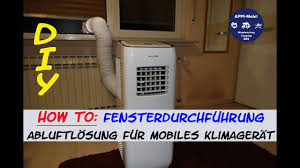 Lizenzfreie fotos, bilder und stock fotografie. How To Fensterdurchfuhrung Klimaschlauch I Abluft Fur Mobiles Klimagerat Youtube