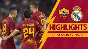 ˈroːma), is an italian professional football club based in rome. Roma V Real Madrid 2 2 Match Highlights 2019 20 Pre Season Youtube