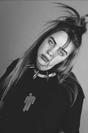 Black And White Billie Eilish Picture Billieeilish Billieicon Billieaesthetic Billie Billieeilishb W Billieblack White Billie Eilish Billie Celebrities
