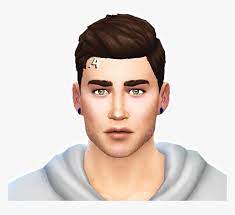 Vevesims is almost exclusively dedicated to maxis match male hair cc, and they do an excellent job providing consistent quality downloads. Transparent Eye Brows Png Maxis Match Sims 4 Male Cc Png Download Kindpng