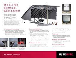 Please email parts@loadingdockpro.com if you don't see what you need. All Rite Hite Catalogs And Technical Brochures