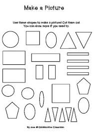 2d Shape Picture Graphing Activity Graphing Activities Teaching Math Kinder Math Stations