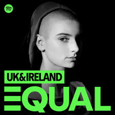 Sinéad O'Connor is this month's cover artist for the EQUAL Spotify UK &  Ireland playlist 💚 Listen to female artists at full volume and rediscover  some of Sinéad's biggest hits at http://spoti.fi/EQUALUKIE