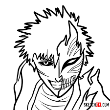 How To Draw Ichigo Kurosaki In A Mask Bleach Sketchok A collection of the top 46 bleach ichigo wallpapers and backgrounds available for download for free. how to draw ichigo kurosaki in a mask