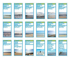 New York Beach Signs By Paula Scher Nyc Beaches Environmental Graphics Signage