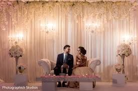 Dreamy White And Baby Pink Indian Wedding Stage Indian Wedding Stage Wedding Stage Decorations Wedding Stage Design