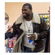 Power 50 Cent Brown Suede Leather Jacket Fur Leather Jacket Leather Jacket Celebrities Leather Jacket