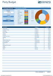 Printable Party Budget Worksheet For Excel Budget Party Event Budget Template Event Budget