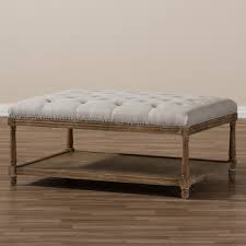 Brown charming leather ottoman 48 in. Wholesale Ottoman Wholesale Living Room Furniture Wholesale Furniture