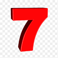 Number 7 png images | PNGEgg