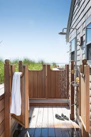 Shower benches are an ingenious compromise between the briskness of standing and grandeur of your shower bench is expertly crafted to blend in seamlessly with your shower scheme, awarding. Floating Teak Outdoor Shower Bench Transitional Deck Patio