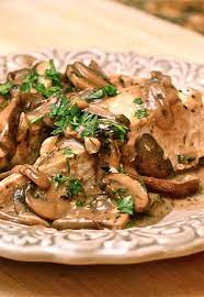 Balsamic Cream Chicken With Mushrooms Recipe Recipes Chicken Recipes Poultry Recipes