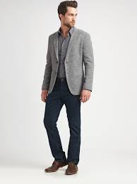For a premium jacket, check out our italian wool blazers. Theory Knit Blazer In Grey Gray For Men Lyst