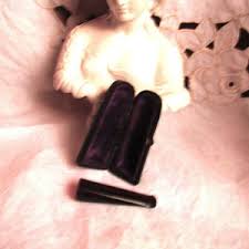 Antique Dark Red Bakelite Cheroot Holder With Leather Case, Purple Velvet  Lining, Classy Deco Style Accessory, Excellent Condition, Rare