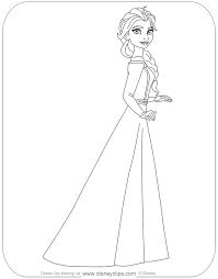 This post has all the frozen 2 printable coloring pages i could get my hands on, plus some bonus activities. Frozen 2 Coloring Pages Elsa Purple Dress Novocom Top