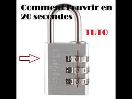 Ouvrir Un Cadenas A Code Sans En Avoir Le Code Open A Padlock With Code Without The Code Youtube Trucs Et Astuces Trucs Et Astuces Maison Cadenas A Code