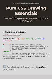 Pure Css Drawing Essentials Css Pure Products Web Development