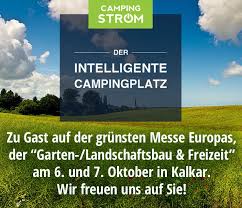 Gartenbauunternehmen für landschaftspflegearbeiten, gartenarchitektur, rasenarbeiten. Einladung Zur Fachmesse Garten Landschaftsbau Freizeit 2017 Camping Strom Der Digitale Campingplatz