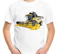 Koszulka z kombajnem New Holland kombajn
