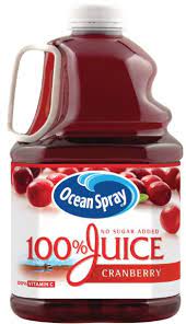 Ocean Spray 100 Juice Cranberry 101 4 Fl Oz Walmart Com Walmart Com