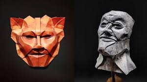 Szinte képtelenség elhinni, hogy ezek a maszkok csak hajtogatott papírok