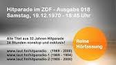 Zdf hitparade folge 1 vom 18. Zdf Hitparade Ausgabe 012 18 04 1970 Reine Horfassung Youtube