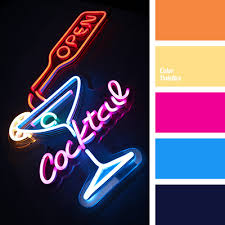 Maybe you would like to learn more about one of these? Neon Blue Color Palette Ideas