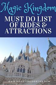 List Of Top Things You Must Do In Disney World Disney Insider Tips Disney World Magic Kingdom Disney Insider Disney World Rides