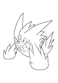 55k.) this mega pokemon coloring pages mega gengar for individual and noncommercial use only, the copyright belongs to their respective creatures or owners. Pokemon Mega Gengar Coloring Pages Free Pokemon Coloring Pages Coloring Home