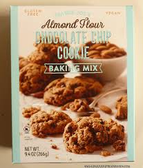 1 cup almond flour, 1 egg, 1 tbsp coconut oil (or butter), stevia to taste, 1/4 tsp almond extract (alcohol free). What S Good At Trader Joe S Trader Joe S Almond Flour Chocolate Chip Cookie Baking Mix