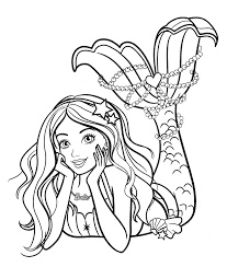 In coloringcrew.com find hundreds of coloring pages of barbie dreamtopia and online coloring pages for free. Barbie Dreamtopia Mermaid Coloring Pages Page 1 Line 17qq Com