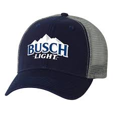 Busch Light Dark Blue Hat The Beer Gear Store