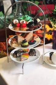 Disney S Halloween High Tea Service Is Themed After Its Most Memorable Villains High Tea Tea Party Food Themed Tea