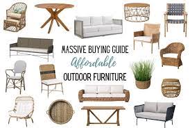 Here are 8 affordable outdoor furniture sets to consider for the exterior living space of your home. Massive Outdoor Furniture Buying Guide Porch Daydreamer