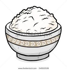 Rice In Chinese Bowl Cartoon Vector And Illustration Hand Drawn Style Isolated On White Background Cartoons Vector Food Drawing Kawaii Drawings