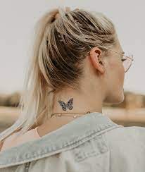 Embroidered Pack Back Of Neck Tattoo Body Art Tattoos Neck Tattoo
