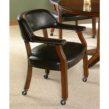 This oroville upholstered dining chair is adorned with regal nail heads and features cozy cushioned seats and backs. Dining Room Chairs With Casters Wild Country Fine Arts
