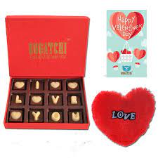 I was 100%, after a long time my gf said that u made a good choice. Bogatchi Chocolates Valentine Day Gift For Girlfriend Love Box 120g Free V Day Card Free Fur Heart Amazon In Grocery Gourmet Foods