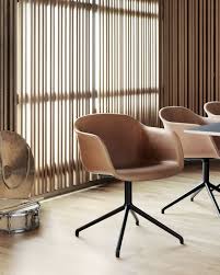 Timeless And Sophisticated Office Chair Decor Inspiration From Muuto The Fiber Armchair Brings A New Perspective T Furniture Wood Arm Chair Upholstered Chairs