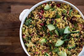 Hohe qualität, große auswahl und faire preise. Vegan Marokkaanse Couscoussalade Met Granaatappel En Citroen Lekker Vega
